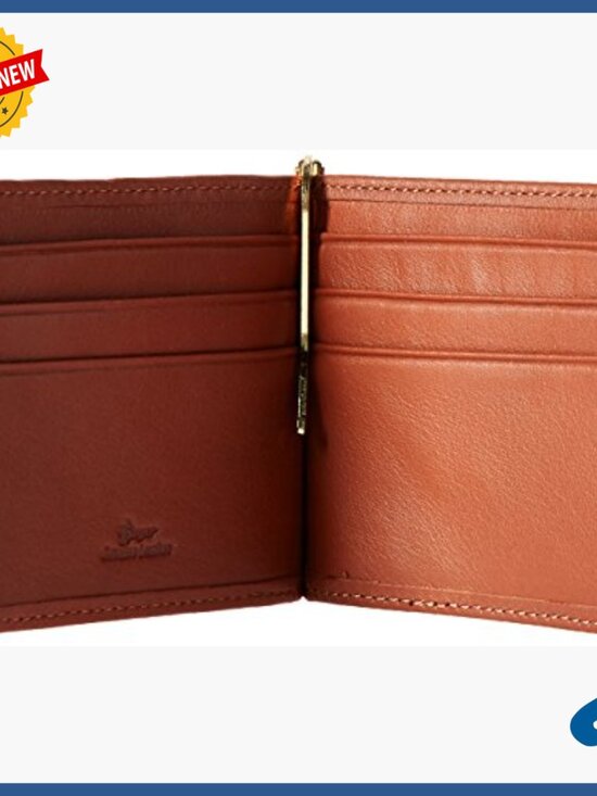 RFID Blocking Money Clip Wallet | ROYCE New York RFID Blocking Money Clip Wallet Genuine Leather Compact Travel Organizer